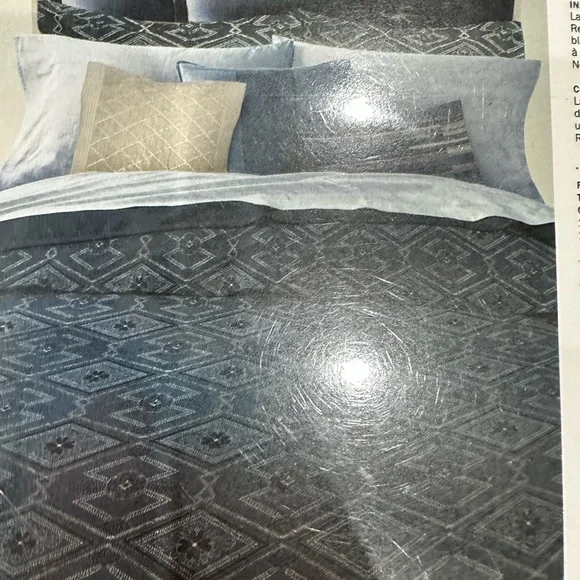 Ralph Lauren Blue and White Duvet Cover